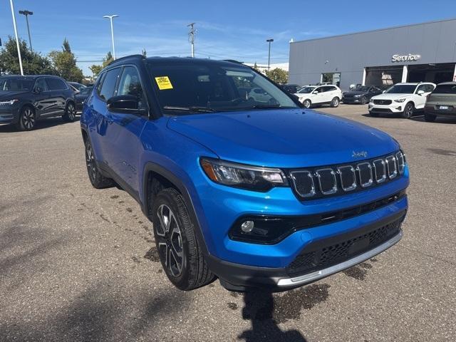 used 2022 Jeep Compass car, priced at $24,500