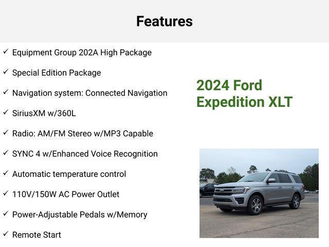 new 2024 Ford Expedition car, priced at $57,103