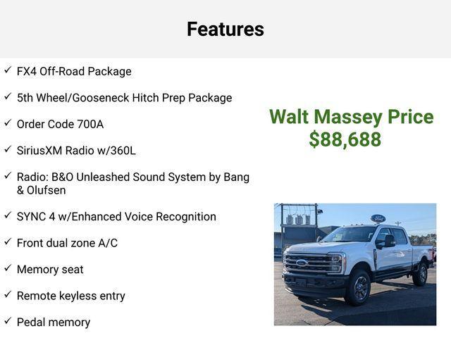 new 2024 Ford F-250 car, priced at $88,688