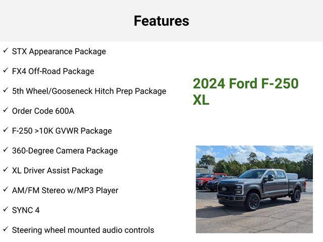 new 2024 Ford F-250 car, priced at $63,670