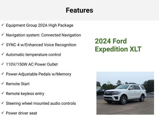 new 2024 Ford Expedition car, priced at $59,377