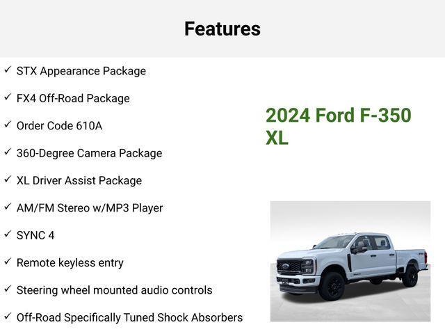 new 2024 Ford F-350 car, priced at $61,354