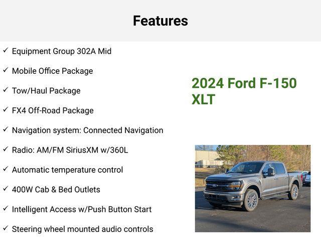 new 2024 Ford F-150 car, priced at $55,685