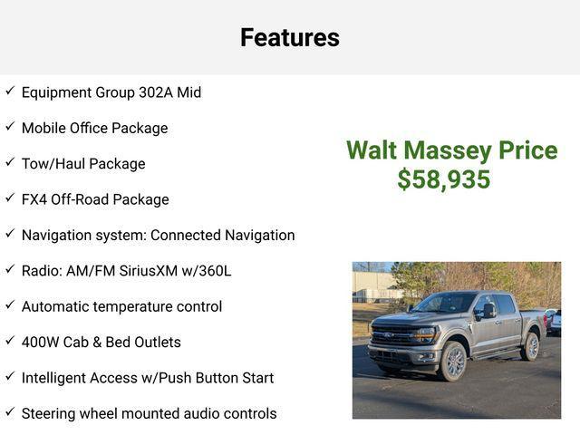 new 2024 Ford F-150 car, priced at $58,935