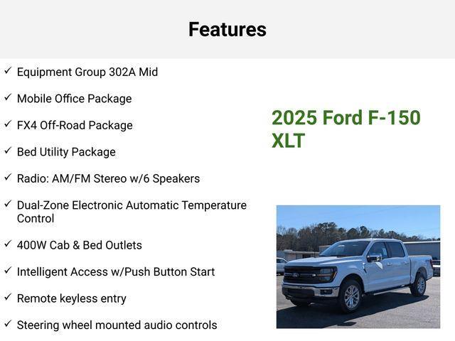 new 2025 Ford F-150 car, priced at $61,685