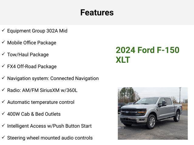 new 2024 Ford F-150 car, priced at $56,295