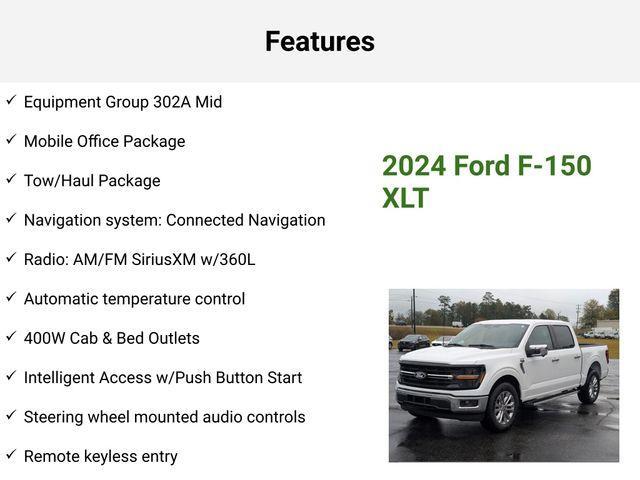 new 2024 Ford F-150 car, priced at $49,945