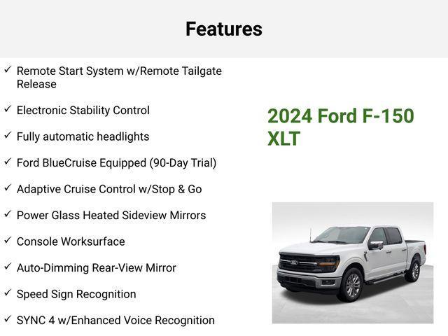 new 2024 Ford F-150 car, priced at $49,416