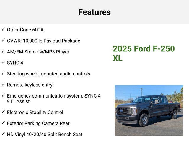 new 2025 Ford F-250 car, priced at $52,700