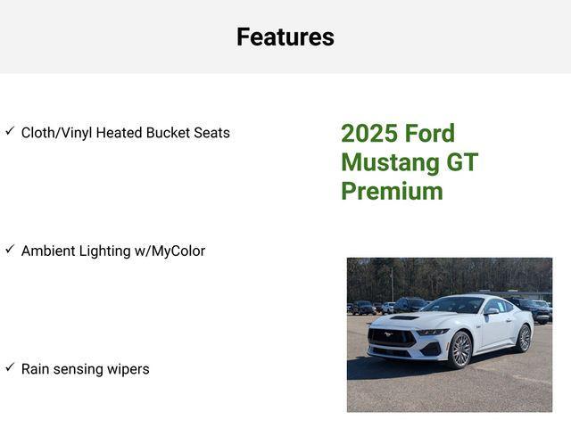 new 2025 Ford Mustang car, priced at $58,635