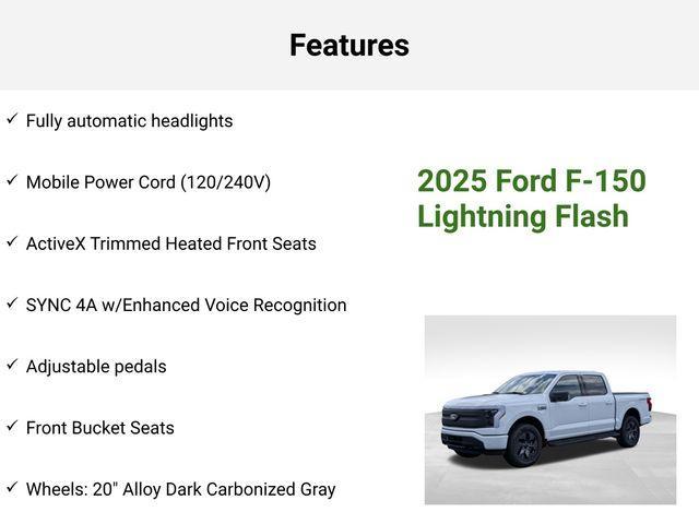 new 2025 Ford F-150 Lightning car, priced at $71,560