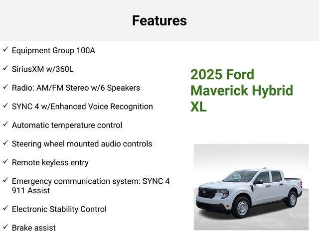 new 2025 Ford Maverick car, priced at $26,718