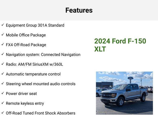 new 2024 Ford F-150 car, priced at $50,630