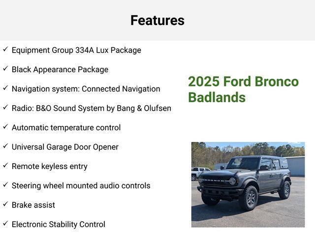 new 2025 Ford Bronco car, priced at $61,165