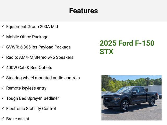 new 2025 Ford F-150 car, priced at $45,490