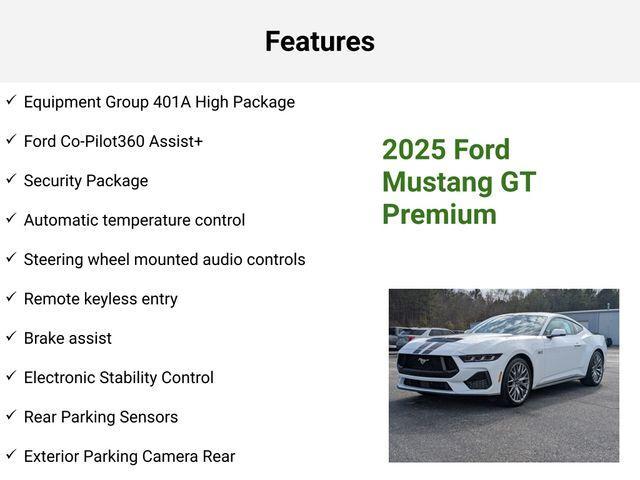 new 2025 Ford Mustang car, priced at $55,528