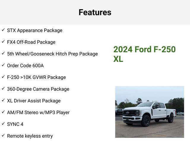 new 2024 Ford F-250 car, priced at $55,841