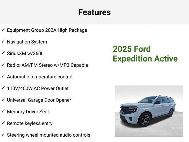 new 2025 Ford Expedition car, priced at $69,779