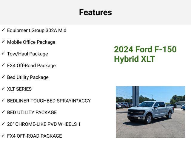 new 2024 Ford F-150 car, priced at $52,075