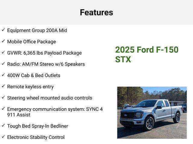 new 2025 Ford F-150 car, priced at $45,935