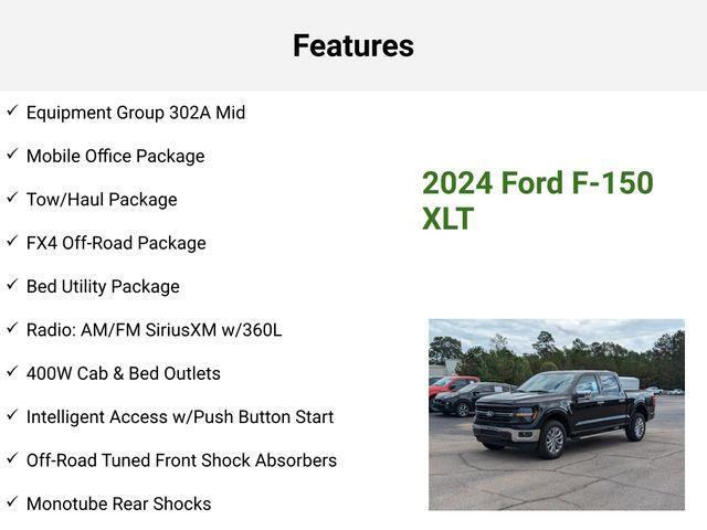 new 2024 Ford F-150 car, priced at $50,995