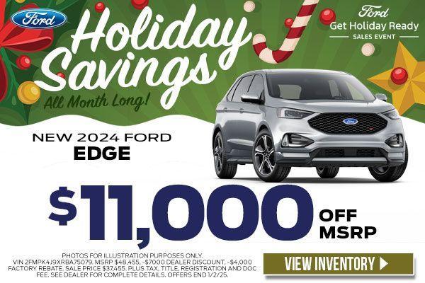 new 2024 Ford Edge car, priced at $29,815