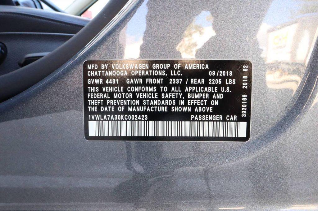 used 2019 Volkswagen Passat car, priced at $15,995