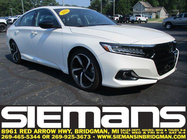 used 2021 Honda Accord car, priced at $26,705