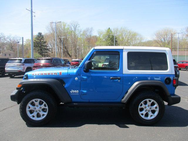used 2021 Jeep Wrangler car, priced at $29,857