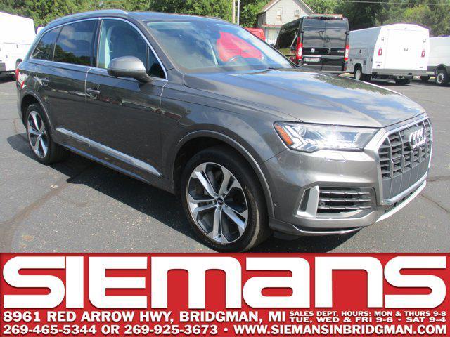 used 2021 Audi Q7 car, priced at $30,500