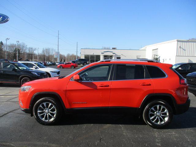 used 2021 Jeep Cherokee car, priced at $25,496