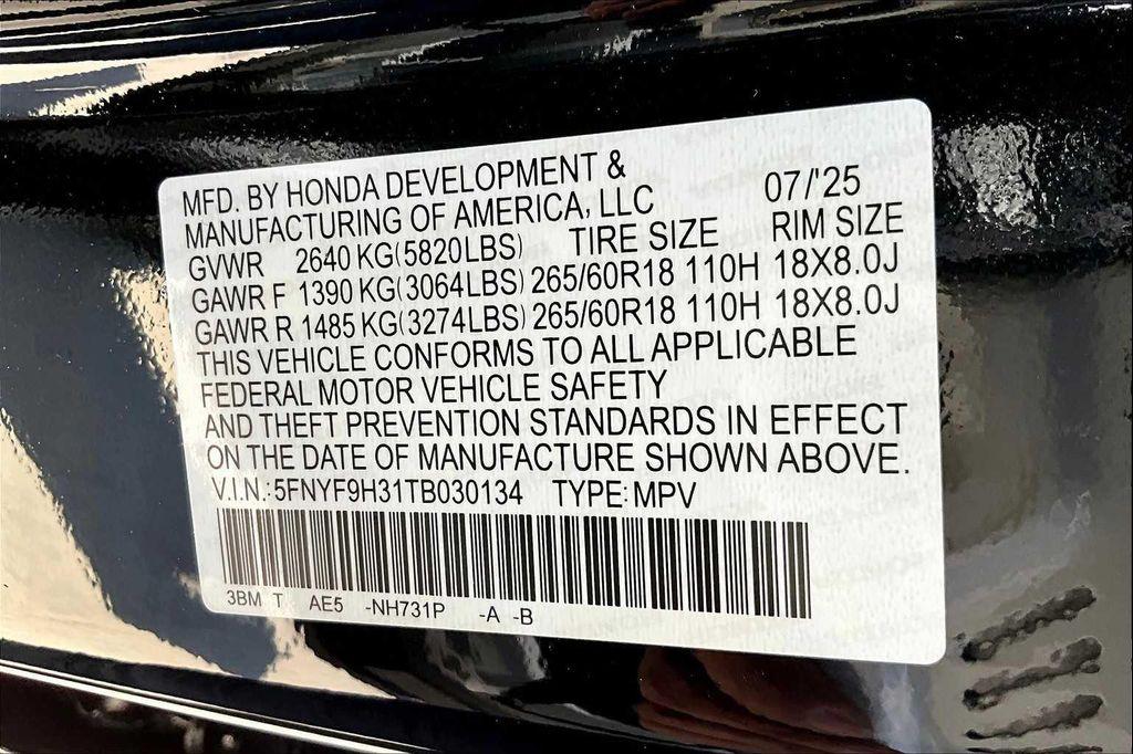 new 2026 Honda Passport car, priced at $43,991