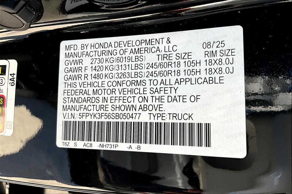 new 2025 Honda Ridgeline car, priced at $44,680