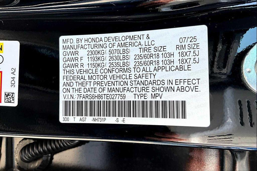 new 2026 Honda CR-V Hybrid car, priced at $41,620