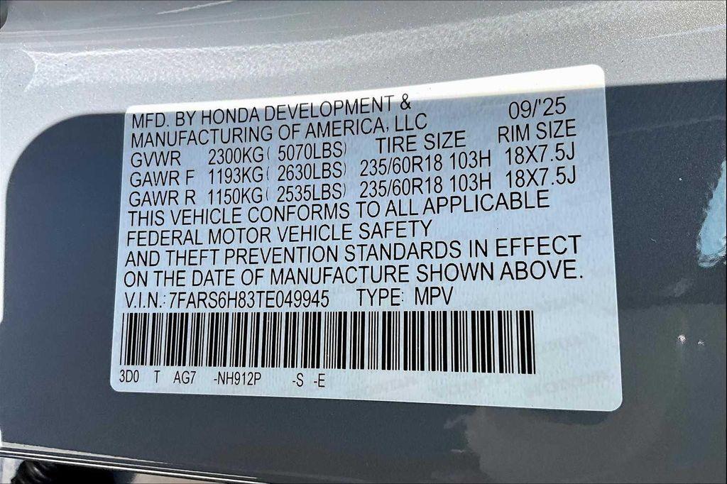 new 2026 Honda CR-V Hybrid car, priced at $42,130