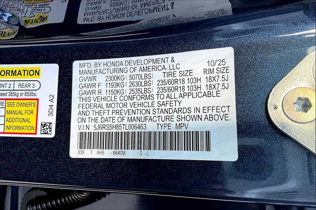 new 2026 Honda CR-V Hybrid car, priced at $40,175