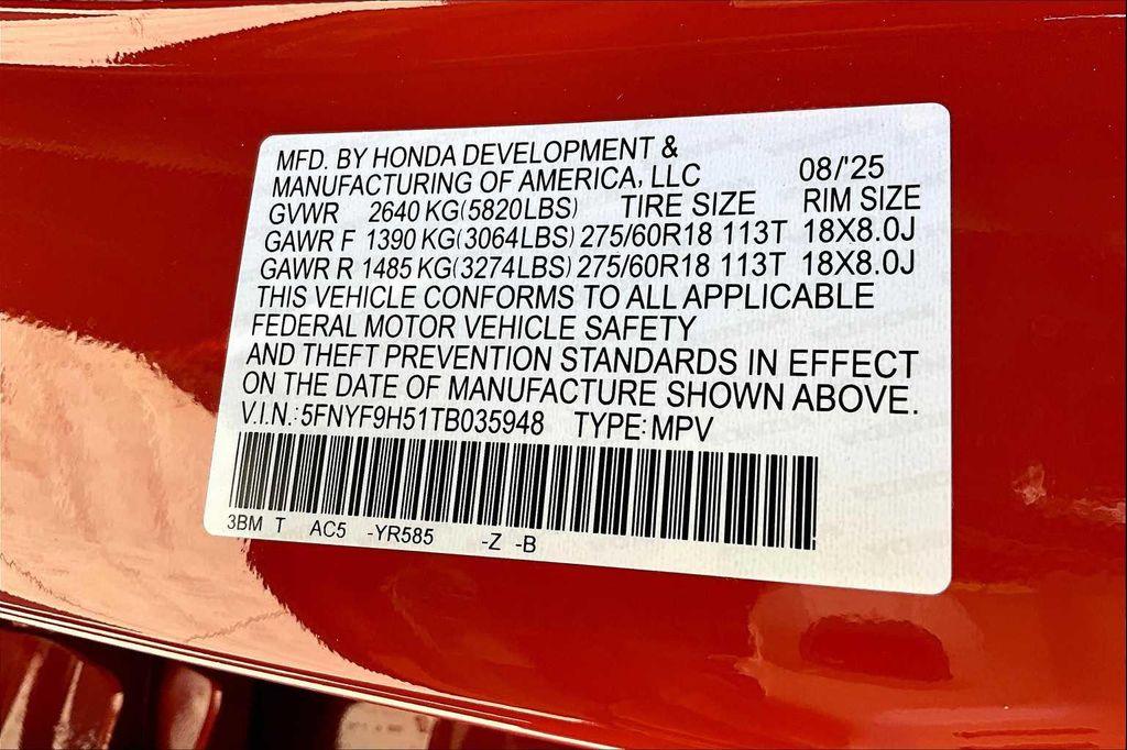 new 2026 Honda Passport car, priced at $50,875