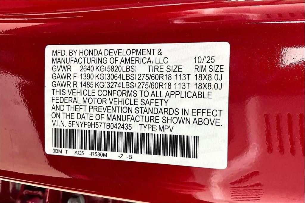 new 2026 Honda Passport car, priced at $50,705