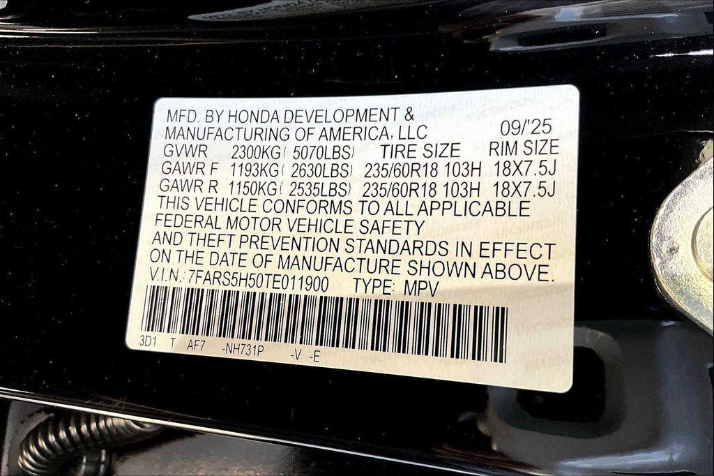 new 2026 Honda CR-V Hybrid car, priced at $37,080