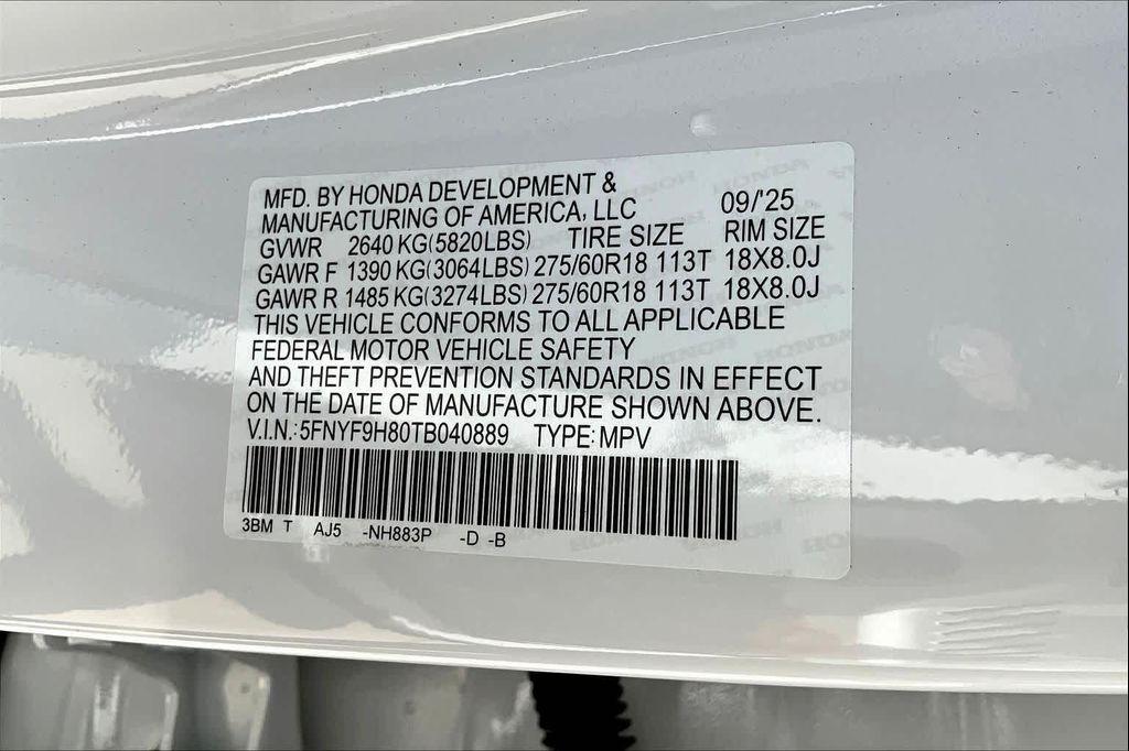 new 2026 Honda Passport car, priced at $55,600