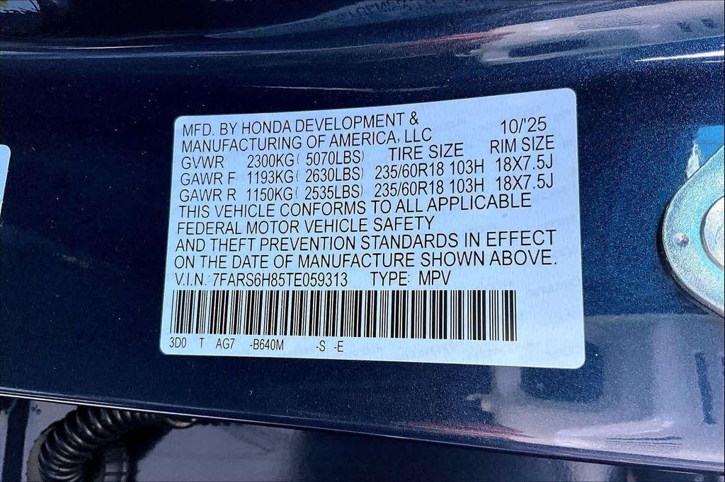 new 2026 Honda CR-V Hybrid car, priced at $41,675