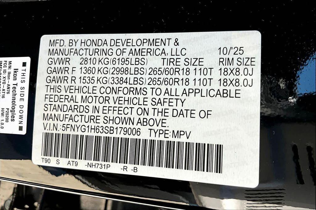 new 2025 Honda Pilot car, priced at $50,895