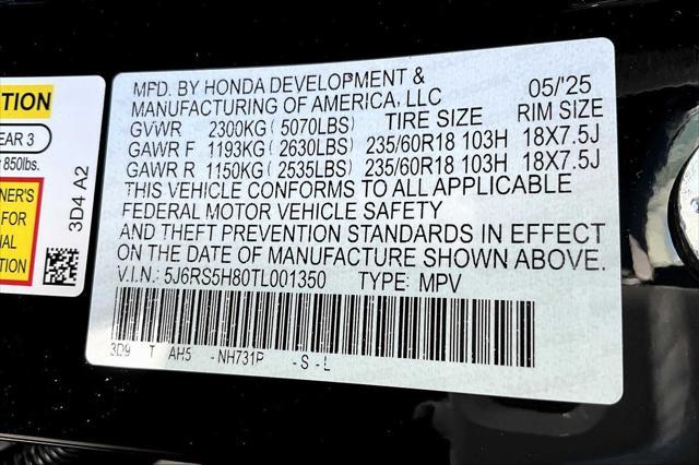new 2026 Honda CR-V Hybrid car, priced at $40,120