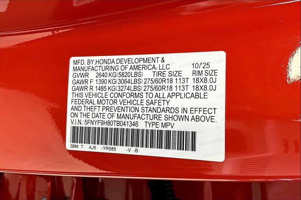 new 2026 Honda Passport car, priced at $56,110