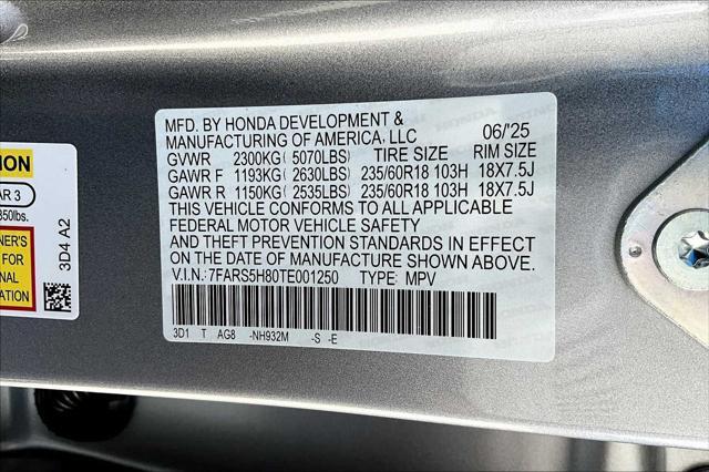 new 2026 Honda CR-V Hybrid car, priced at $40,120