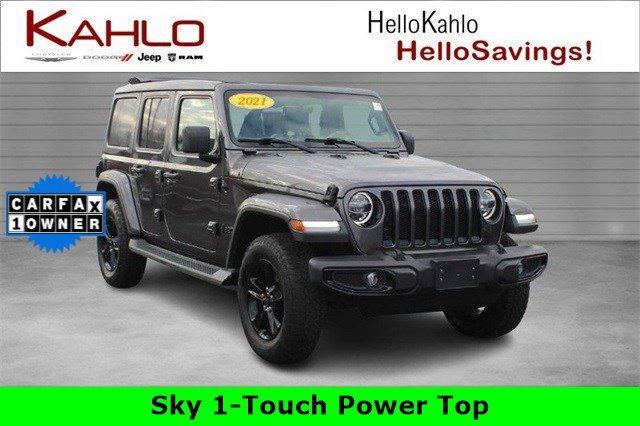 used 2021 Jeep Wrangler Unlimited car, priced at $31,583