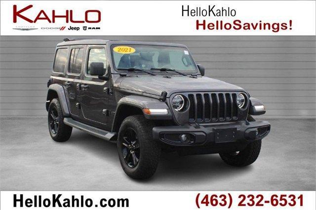 used 2021 Jeep Wrangler Unlimited car, priced at $32,708