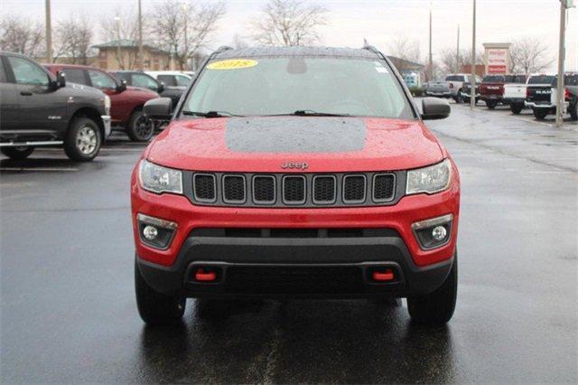 used 2018 Jeep Compass car, priced at $17,547