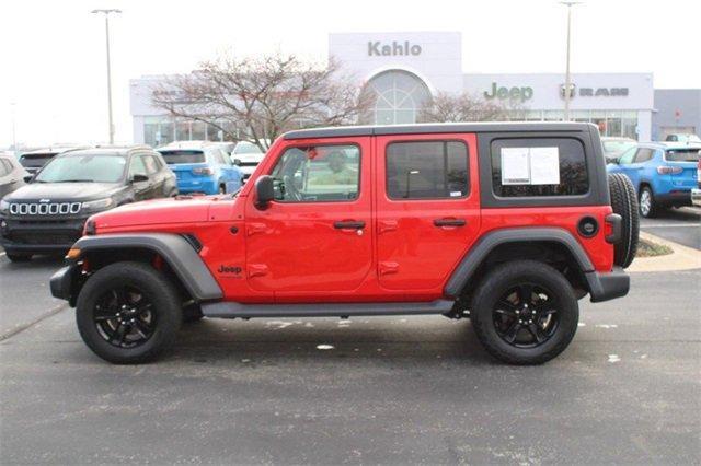 used 2021 Jeep Wrangler Unlimited car, priced at $30,828