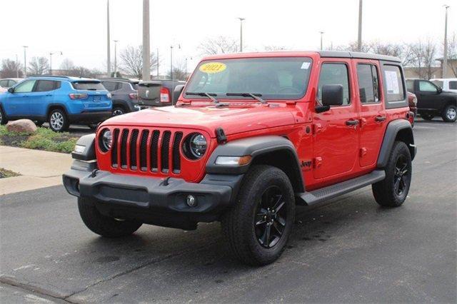 used 2021 Jeep Wrangler Unlimited car, priced at $30,828